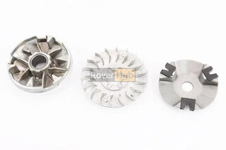 Варіатор передній к-кт Yamaha JOG 90 (під вал 16мм) + втулка, крильчатка, хрест