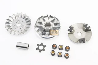 Варіатор передній к-кт Yamaha JOG 90 (під вал 16мм) + втулка, крильчатка, хрест