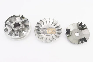 Вариатор передний к-кт Yamaha JOG 90 (под вал 16мм) + втулка, крыльчатка, крест