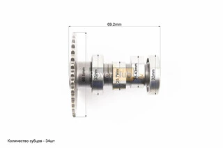 Розподільний вал у зборі