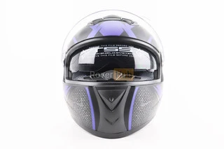 Шолом інтеграл, закритий+окуляри BLD-М61 М (57-58см), ЧОРНО-СИНІЙ