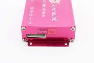 АУДИО-блок (МРЗ-USB/SD, FM-радио, пультДУ, сигнализация) + колонки 2шт (синие)