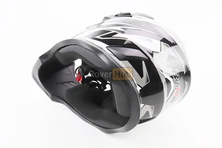 Шолом кросовий/ендуро/АТV BLD-819-7 L (59-60см), ЧОРНО-БІЛИЙ