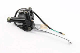 Тормозной цилиндр с рычагом правый Yamaha 3KJ (хром рычаг)