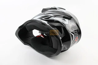 Шолом кросовий/ендуро/АТV BLD-819-7 S (55-56см), ЧОРНО-БІЛИЙ