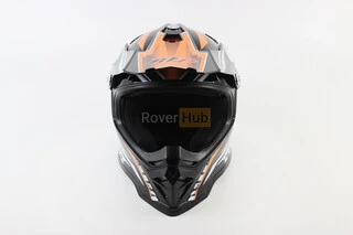 Шолом кросовий/ендуро/АТV BLD-819-7 S (55-56см), ЧОРНО-ПОМАРАНЧЕВИЙ