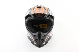 Шолом кросовий/ендуро/АТV BLD-819-7 М (57-58см), ЧОРНО-ПОМАРАНЧЕВИЙ