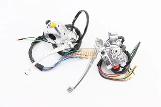 Блок кнопок на руле левый, правый к-кт с рычагами (под зеркала М10) DELTA