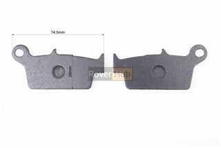 Гальмівні колодки (дискові) Honda LEAD AF20 / XR 50 / CRM 250; HYOSUNG RX400; SUZUKI DR-Z400 / RM 125 / DR 125; KAWASAKI KLX250 /