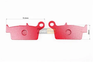 Тормозные колодки (дисковые) Honda LEAD AF20/XR 50/CRM 250; HYOSUNG RX400; SUZUKI DR-Z400/RM 125/DR 125; KAWASAKI KLX250/KX 125