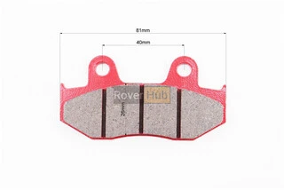 Тормозные колодки (дисковые) Honda LEAD AF48/MBX80/CR 125/MTX 125/FTR 223/XLR 250R/CR 500RE/MTX 125RWE/TRX 250R к-кт красные