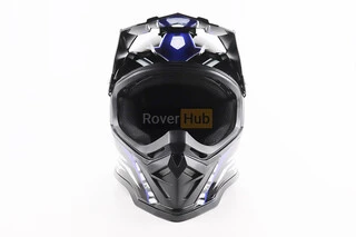 Шолом кросовий/ендуро/АТV BLD-819-7 L (59-60см), ЧОРНО-СИНІЙ