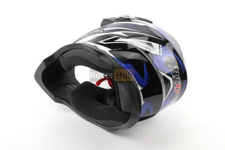 Шолом кросовий/ендуро/АТV BLD-819-7 М (57-58см), ЧОРНО-СИНІЙ