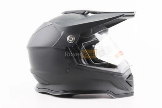 Шолом кросовий/ендуро/АТV зі склом BLD-819-7 L (59-60см), ЧОРНИЙ матовий