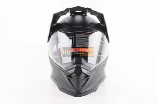 Шолом кросовий/ендуро/АТV зі склом BLD-819-7 S (55-56см), ЧОРНИЙ матовий