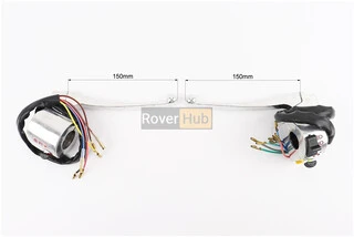 Блок кнопок на кермі лівий, правий к-кт із важелями (під дзеркала М8) DELTA