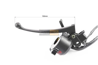 Блок кнопок на руле левый с рычагом "подсоса" и тормоза (под зеркала М10) ЧЕРНЫЙ