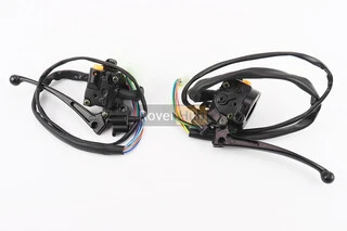 Блок кнопок на руле левый, правый к-кт с рычагами (провода с "фишками", под зеркала М8) ALPHA