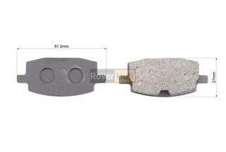 Гальмівні колодки (дискові) Yamaha JOG2 / BWS / Axis / ARTISTIC / APRIO; Viper WIND; WUYANG-WY 50; LIFAN-LF 50; к-кт