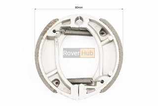 Гальмівні колодки барабан Honda DIO 50 (пружини під кутом), D=90mm