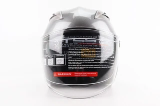 Шолом відкритий+відкидні окуляри BLD-708 S (55-56см), СІРИЙ глянець