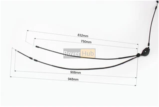 Трос газа двойной Yamaha STELS (трос 138;148см; кожух 130;146см)