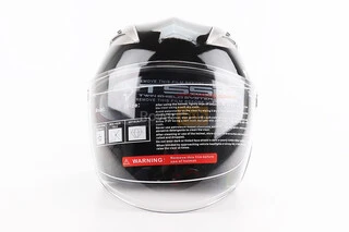 Шлем открытый+откидные очки BLD-708 М (57-58см), ЧЕРНО-СИНИЙ "Bulldog"