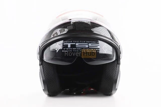 Шлем открытый+откидные очки BLD-708 М (57-58см), ЧЕРНО-СИНИЙ "Bulldog"