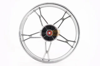 Диск задний литой 1,4-17" DELTA, серебристый (ось 12мм)