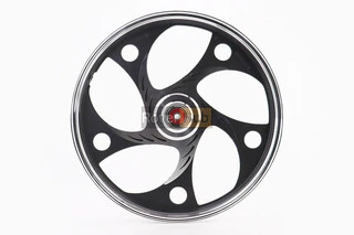 Диск передній литий 1,4-17" ACTIVE "хвиля", чорний "під дискове гальмо" (вісь 12мм)