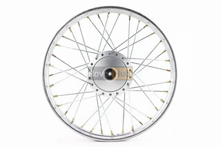 Диск передній спицьований (колесо) 1,2-17" DELTA, хром (вісь 10мм)