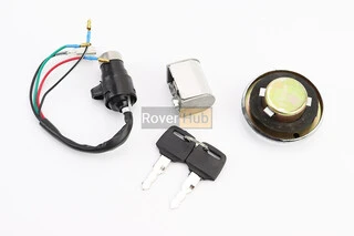 Замки комплект (запалювання, кермо, кришка бака кругла)