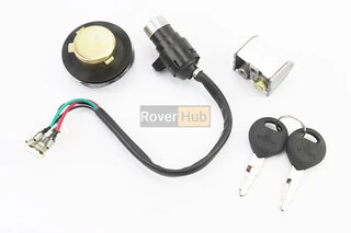 Замки комплект (запалювання, кермо, кришка бака кругла)