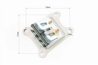 Клапан пелюстковий карбюратора Honda AF-34 (під 4 болти, корпус метал)