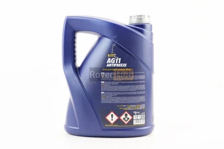 Рідина охолоджуюча концентрат -38&deg;C 1:1 "АНТИФРИЗ AG11", блакитна 5L