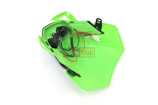 Пластик - обтічник + фара, ЗЕЛЕНИЙ, тип 2