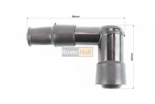 Колпачок свечной "люлька" 90град