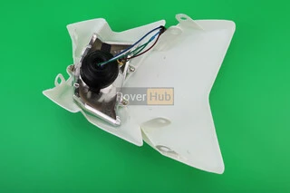 Пластик - обтічник + фара, БІЛИЙ, тип 7