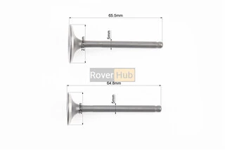 Клапан впускной, выпускной (НЕМАГНИТный) к-кт 150cc