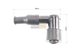 Колпачок свечной "люлька" 90град, к-кт 10шт