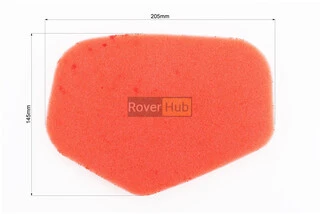 Фільтр-елемент повітряний (поролон) Yamaha JOG APRIO з просоченням, червоний