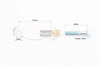 Болт крепления звезды задней к демпферу к-кт 4шт + шайбы (под звезду 4отв.*80мм) CB/CG/Viper-V200N
