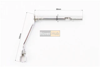 Вал привода сцепления + пружина (к нему крепится трос) СВ