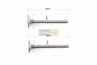 Клапан впускной, выпускной НЕМАГНИТный к-кт 70-110-125cc