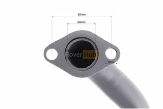 Колено глушителя Suzuki AD50/LET'S, тип 1