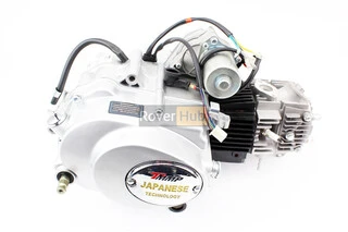 Двигатель мопедный в сборе 110куб (Delta) - "механика"