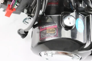 Двигатель мопедный в сборе 125куб (Active)  - "автомат", чёрный