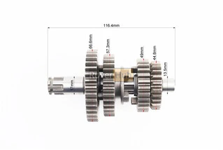 Коробка передач (два вала с шестернями) d-14мм под сепаратор