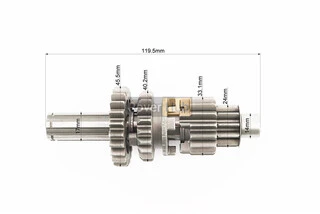 Коробка передач (два вала с шестернями) d-14мм под сепаратор