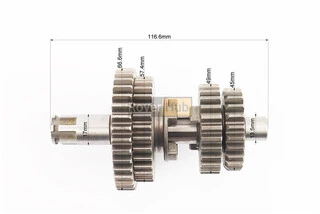Коробка передач (два вала с шестернями) d-14мм под сепаратор, тип 1